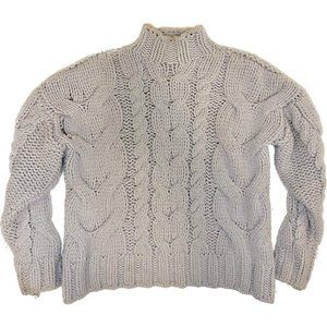 Cable Knit Turtleneck Sweater